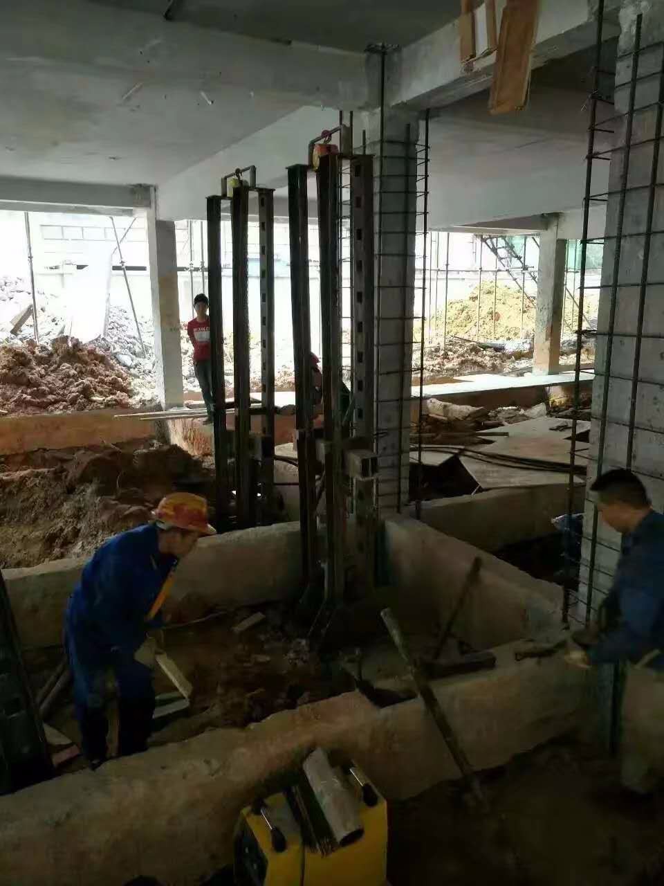 某廠房錨桿壓樁糾偏